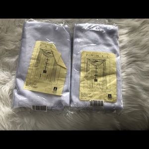 2 Panels-canopy beds, windows or mosquito netting